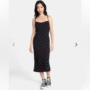 RVCA PHOEBE MIDI DRESS